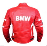 BMW Motorcycle Red Racing Leather Jacket