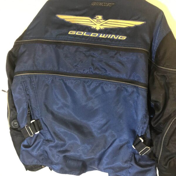 Black Blue Honda Goldwing Motorcycle Textile Jacket