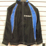 Black Blue Suzuki Motorcycle Textile Jacket