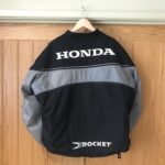Black Gray Honda Motorcycle Joe Rocket Textile Jacket