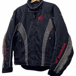 Black Gray Honda Motorcycle Textile Jacket