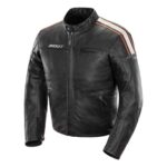 Black Joe Rocket Motorcycle Racing Leather Jacket