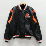 Black NFL Cincinnati Bengals Satin Jacket