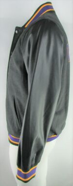 Black NFL Minnesota Vikings Varsity Jacket
