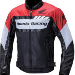 Black Red Honda Motorcycle Racing Jacket