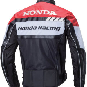 Black Red Honda Motorcycle Racing Jacket