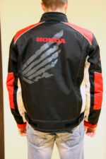 Black Red Honda Motorcycle Textile Jacket