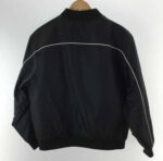 Black Supreme Contrast Script Varsity Jacket