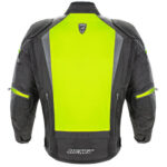 Black Yellow Joe Rocket Motorcycle Racing Textile Jacket