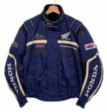 Blue Honda Team Motorcycle Racing Textile Jacket