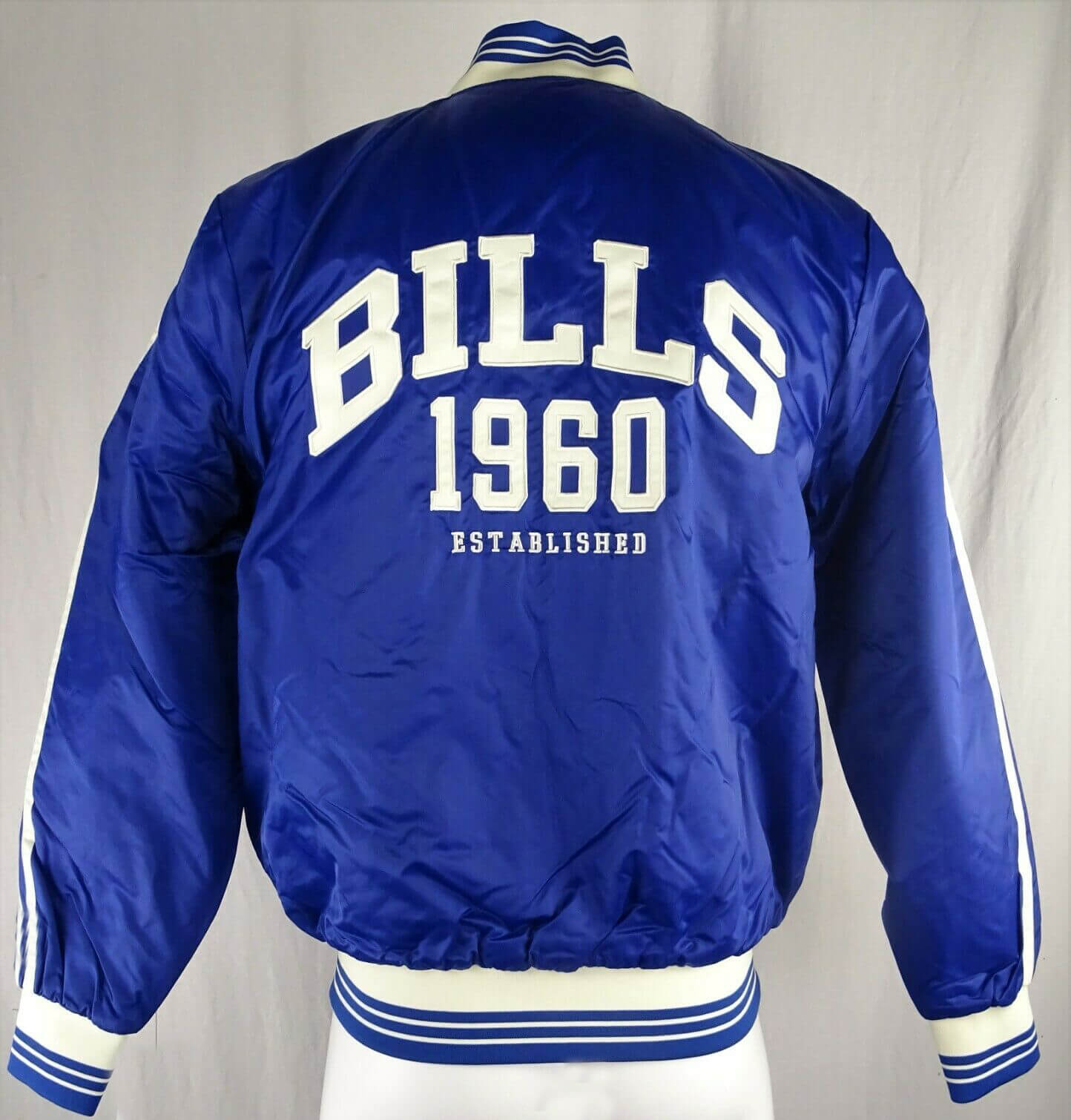 Blue NFL Team Buffalo Bills Snap Up Jacket (2) Blue NFL Team Buffalo Bills Snap Up Jacket
