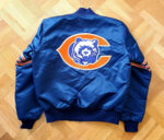Chicago Bears Blue NFL Snap Satin Jacket