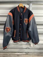 Chicago Bears EST 1920 NFL Black Varsity Jacket