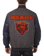 Chicago Bears Embroidered Logos NFL Varsity Jacket