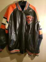 Chicago Bears Football NFL Leather Jacket