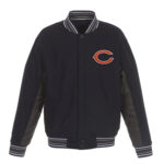 Chicago Bears Wool NFL Full Snap Jacket