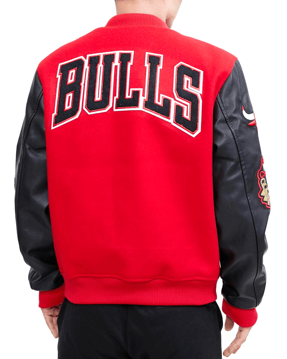 Jackets Creator - Women's Chicago Bulls Satin Varsity Jacket