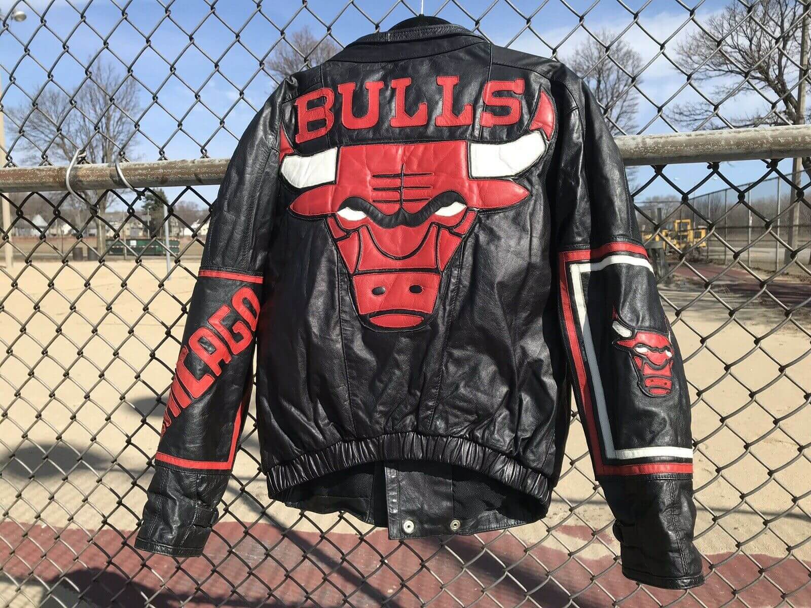 Chicago Bulls Jeff Hamilton Leather Jacket (L)