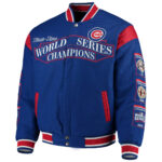 Chicago Cubs 3 Time World Series Champions Jacket