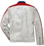 Classical BMW White Leather Jacket