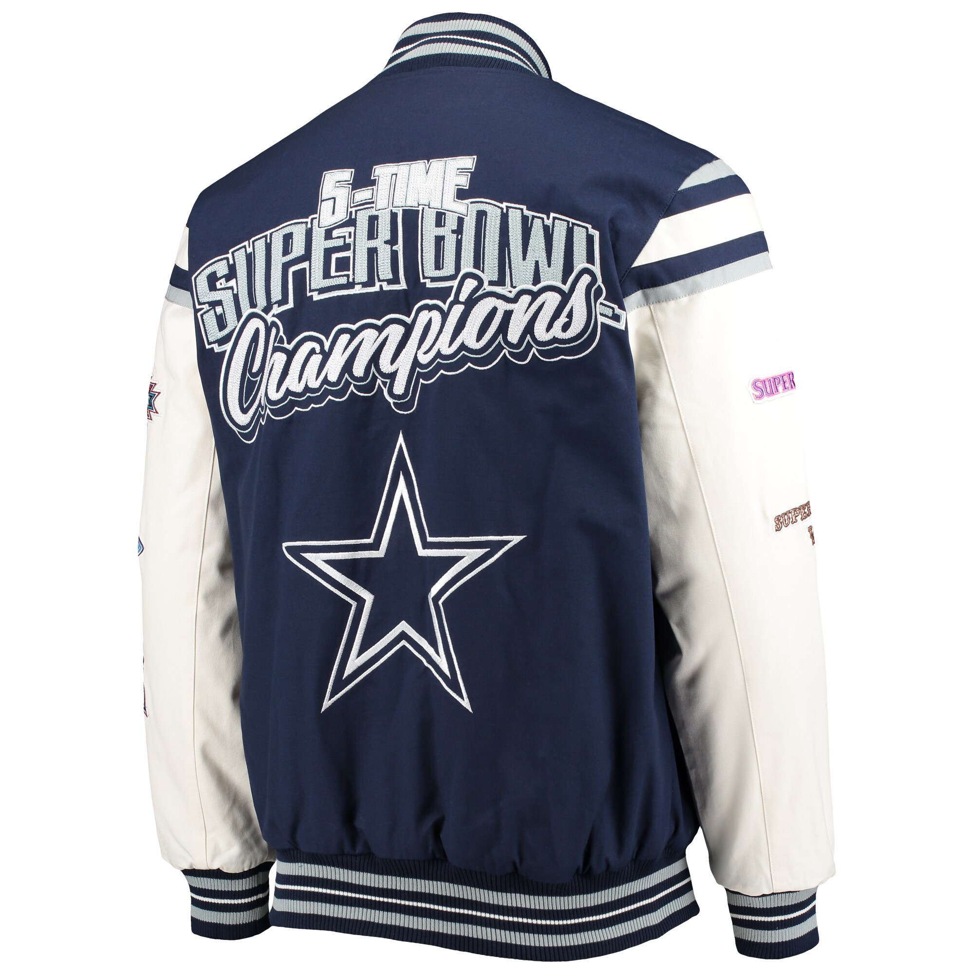 Maker of Jacket NFL Dallas Cowboys 5 Time Super Bowl Champions