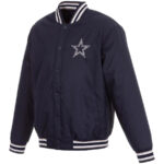 Dallas Cowboys Navy JH Design Full Snap Jacket
