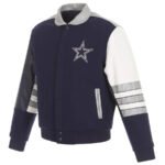 Dallas Cowboys Wool and Leather Classic Jacket