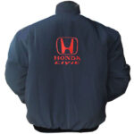 Dark Blue Honda Civic Racing Windbreaker Jacket