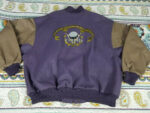 Golf Vintage Wool And Leather Letterman Varsity Jacket