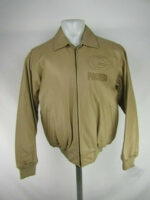 Green Bay Packers NFL Full Zip Leather Bomber Jacket