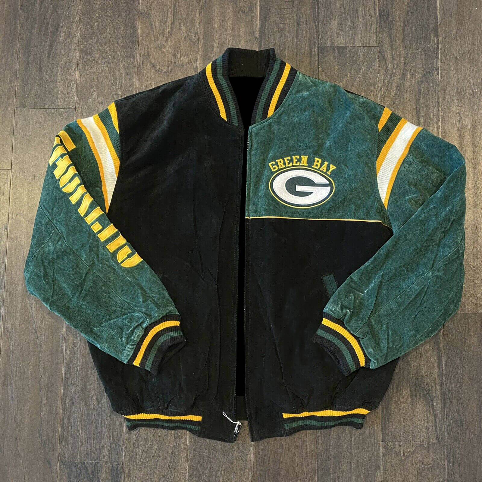 Green Bay Packers NFL Wool Leather Jacket - Maker of Jacket