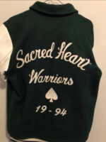 Green Supreme Sacred Heart Warriors Varsity Jacket