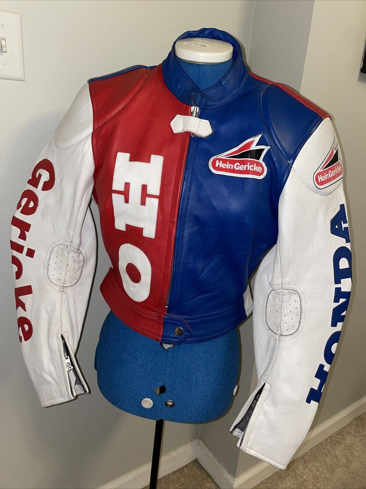 Hein Gericke Honda Racing Leather Jacket - of Jacket