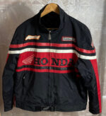 Honda Black And Red Motorcycle Textile Jacket