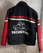 Honda Black And Red Motorcycle Textile Jacket