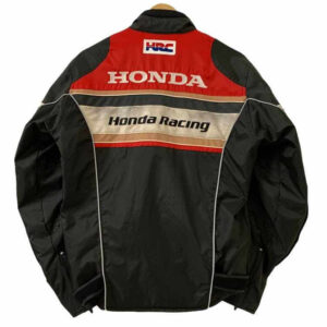 Honda Black Motorcycle Racing Textile Jacket