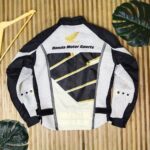 Honda Motorcycle Black And White Racing Jacket