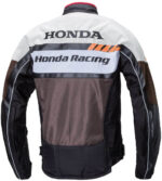 Honda Motorcycle Brown And White Racing Jacket