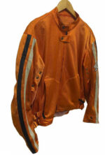 Honda Motorcycle Orange Racing Textile Jacket