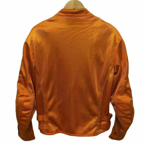 Honda Motorcycle Orange Racing Textile Jacket