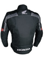Honda Motorcycle Racing Black Textile Jacket