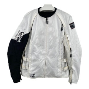 Honda Motorcycle Racing White Textile Jacket