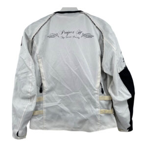Honda Motorcycle Racing White Textile Jacket