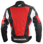 Honda Motorcycle Red And Black Textile Jacket