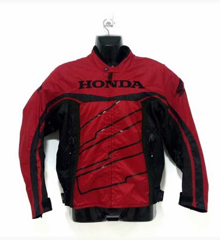 Black & Red Racing Tech Moto Jacket main image 0