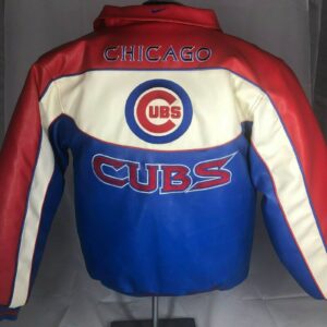 Jeff Hamilton MLB Chicago Cubs Baseball Leather Jacket