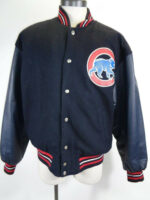 Jeff Hamilton MLB Chicago Cubs Wool Leather Jacket