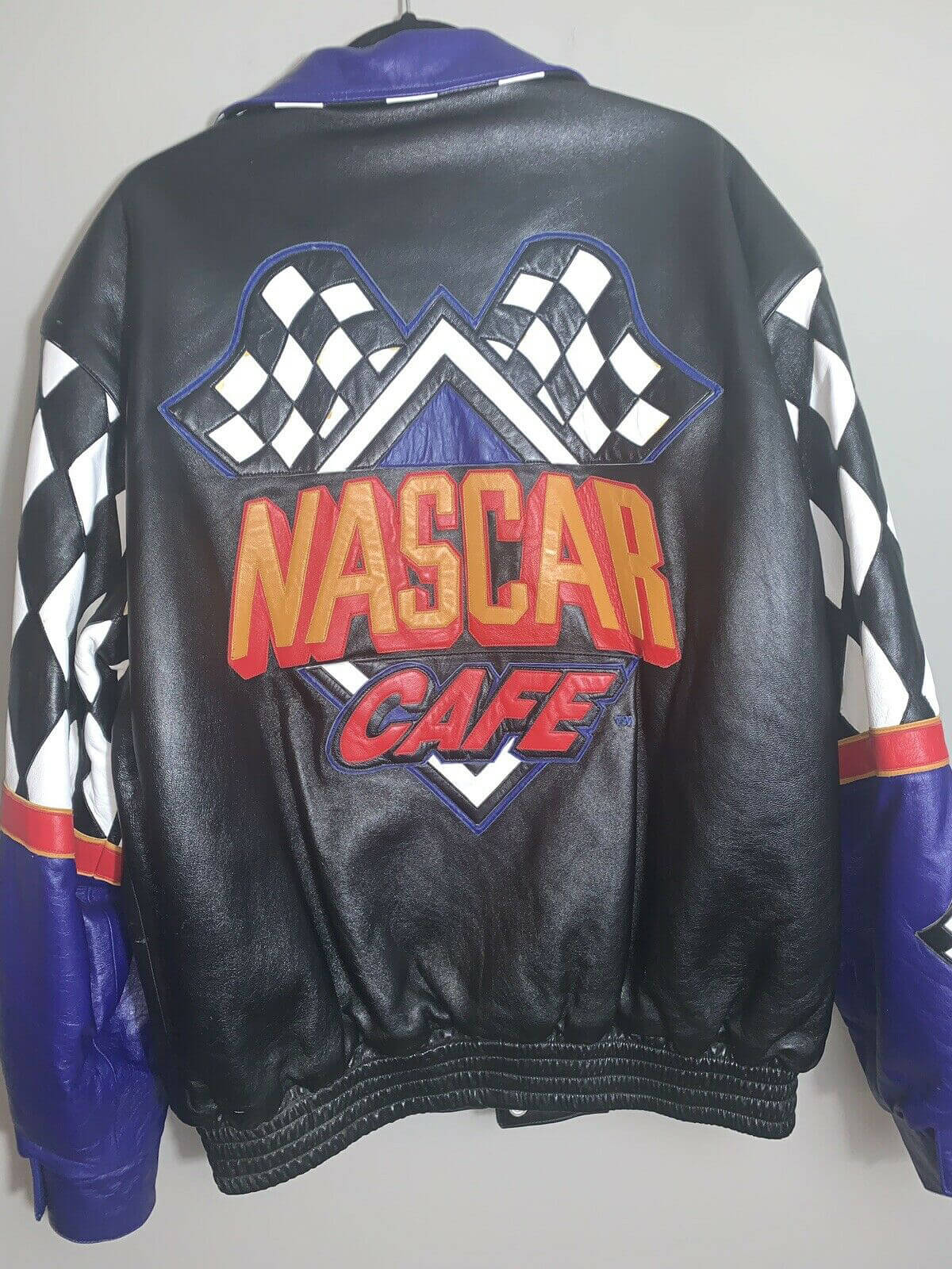 Jeff Hamilton NASCAR Cafe Leather Jacket (2) Jeff Hamilton NASCAR Cafe Leather Jacket