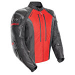Joe Rocket Black And Red Motorcycle Leather Jacket