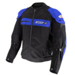 Joe Rocket Black Blue Motorcycle Textile Jacket